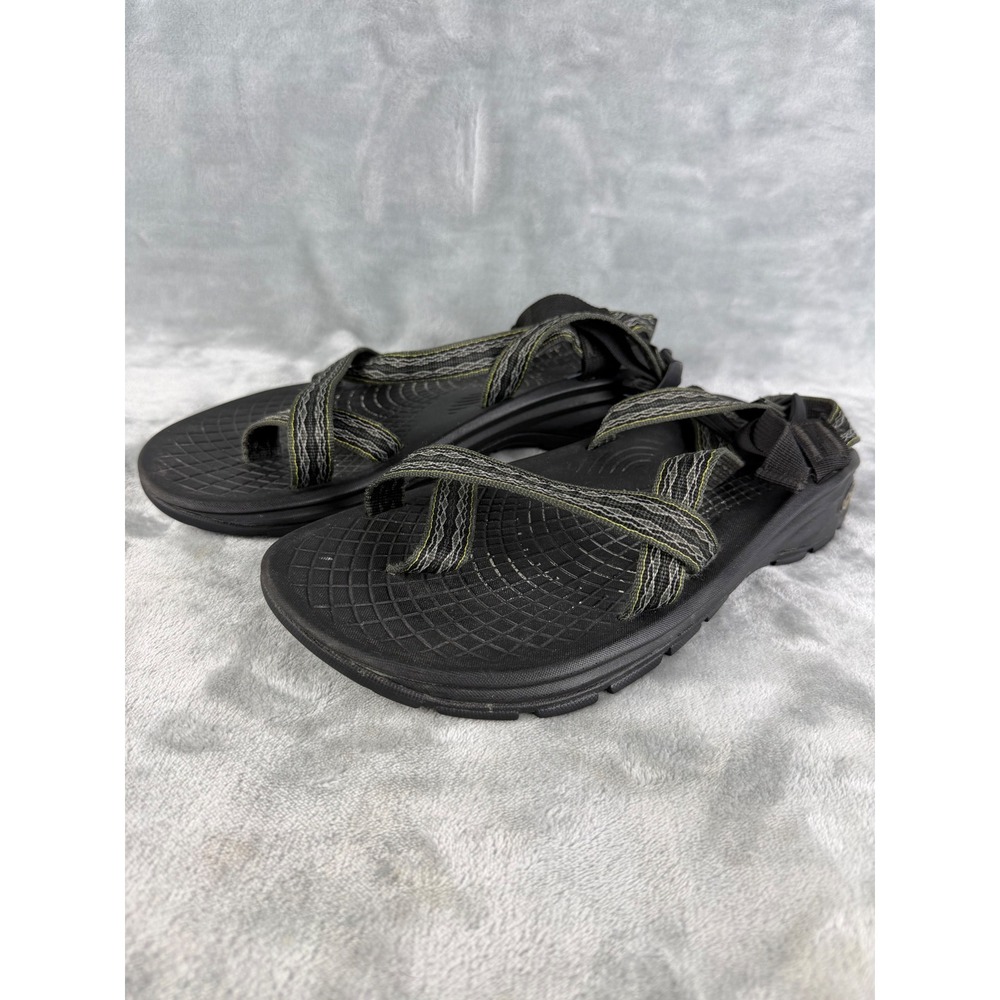 Chaco Z/Cloud 2 Sandals Mens Size 12 Black Excellent Hiking Toe Loop Athletic
